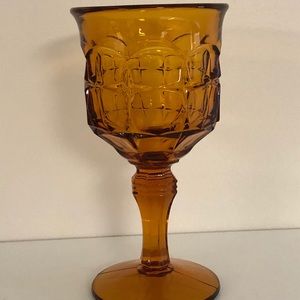Vintage amber glass